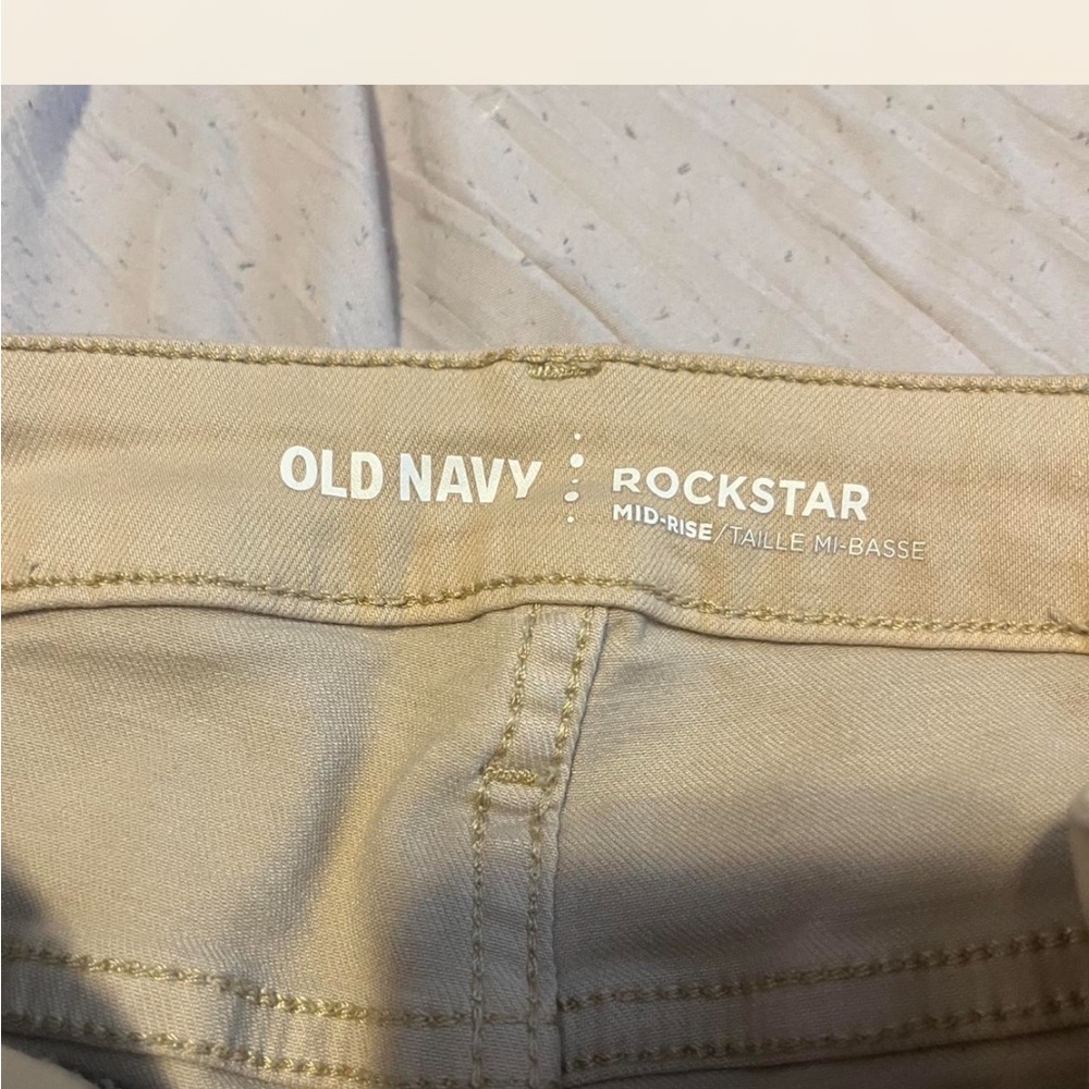 Old Navy Rockstar Skinny Khaki Pants Size 10